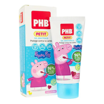 Gel dentifrice Phb Petit Peppa Pig 50ml - Sourire éclatant | Kermatone