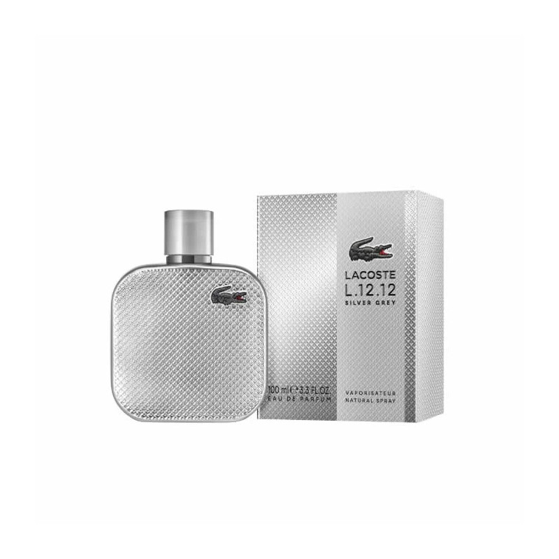 Achetez Lacoste L.12.12 Silver Grey Eau De Parfum 100ml | Kermatone