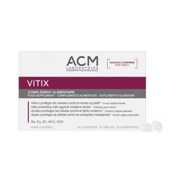 Vitix 30 Tablettes - Complément anti-vitiligo efficace | Kermatone