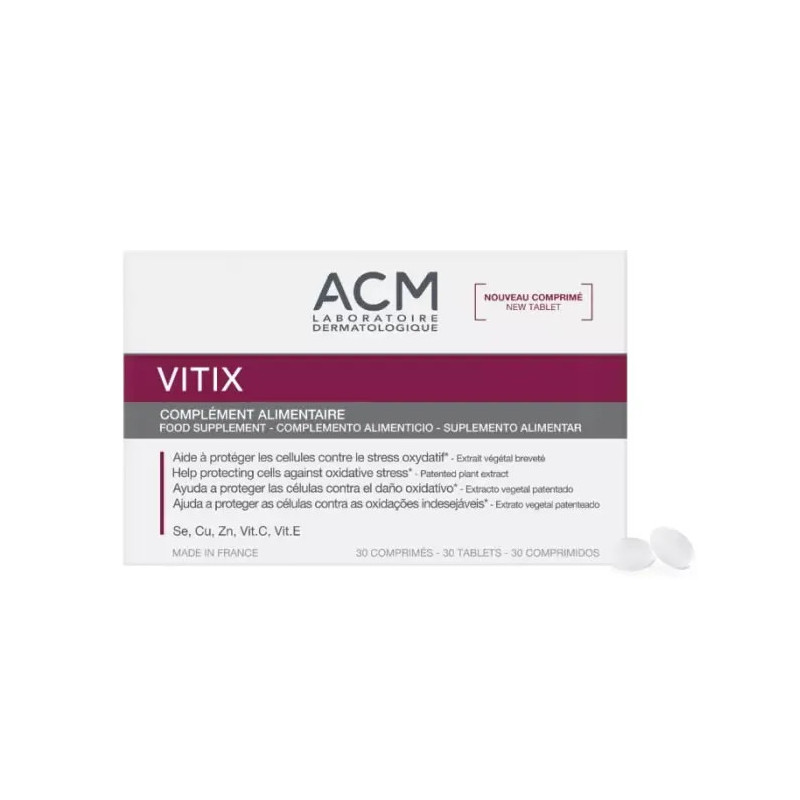 Vitix 30 Tablettes - Complément anti-vitiligo efficace | Kermatone
