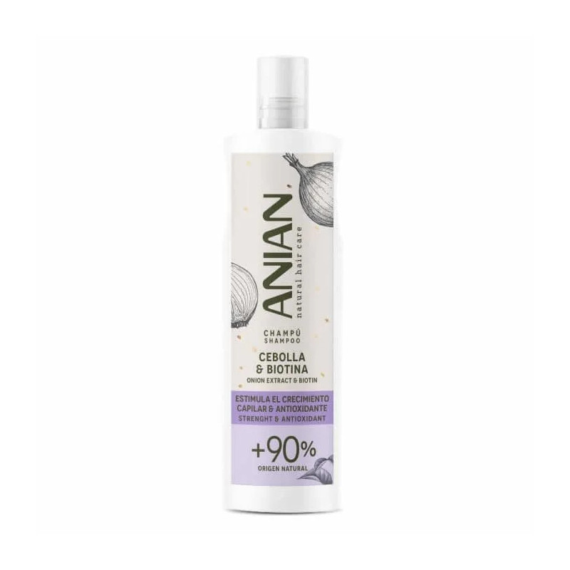 Shampoing Anian Extrait Oignon & Biotine - Cheveux Forts | Kermatone