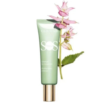 Clarins SOS Primer Vert 30ml - Éclat & Correction Rougeurs | Kermatone