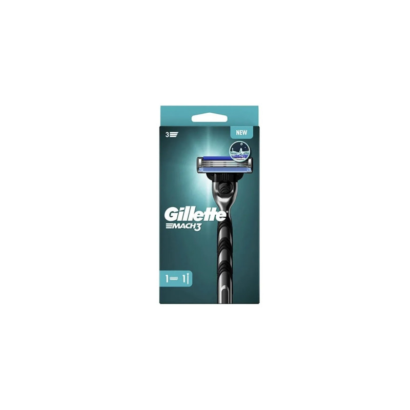 Gillette Mach-3 - Rasoir Précis et Doux | Kermatone
