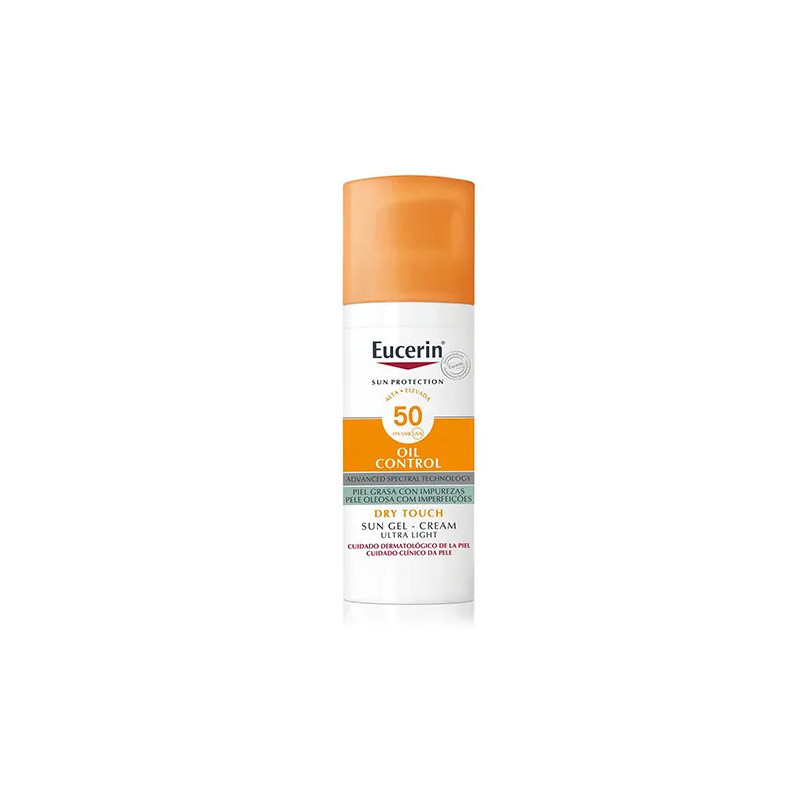 Eucerin Sun Gel Crème Oil Control FPS50 - Protection optimale | Kermatone