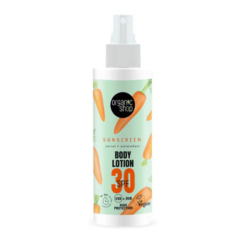 Lotion Corporelle Carotte SPF30 - Protection & Hydratation | Kermatone