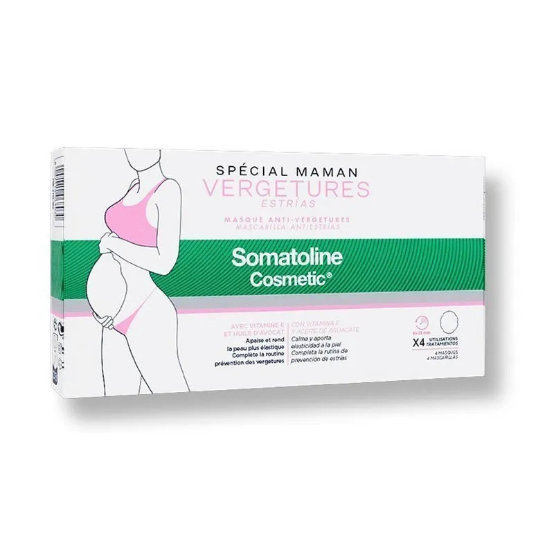 Somatoline Masque Anti-Stries pour Mamans - Soin Éclaircissant Kermatone
