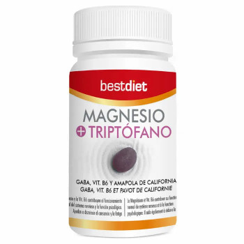 Best Diet Magnésio+Triptófano - Complément Sérénité | Kermatone