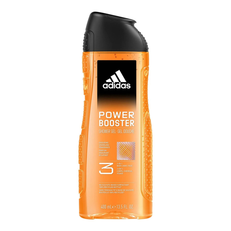 Adidas Power Booster Shower Gel 400ml - Fraîcheur incroyable | Kermatone