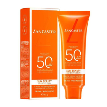 Lancaster Sun Beauty Crème Visage SPF50 - Protection Peau Sensible | Kermatone