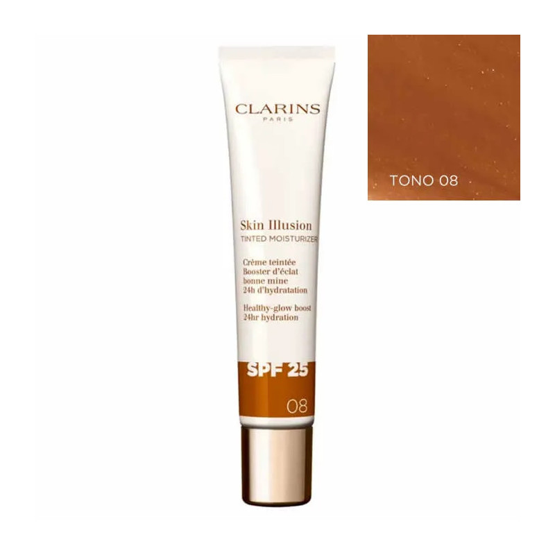 Clarins Skin Illusion Tinted Moisturizer SPF25 - Éclat naturel | Kermatone