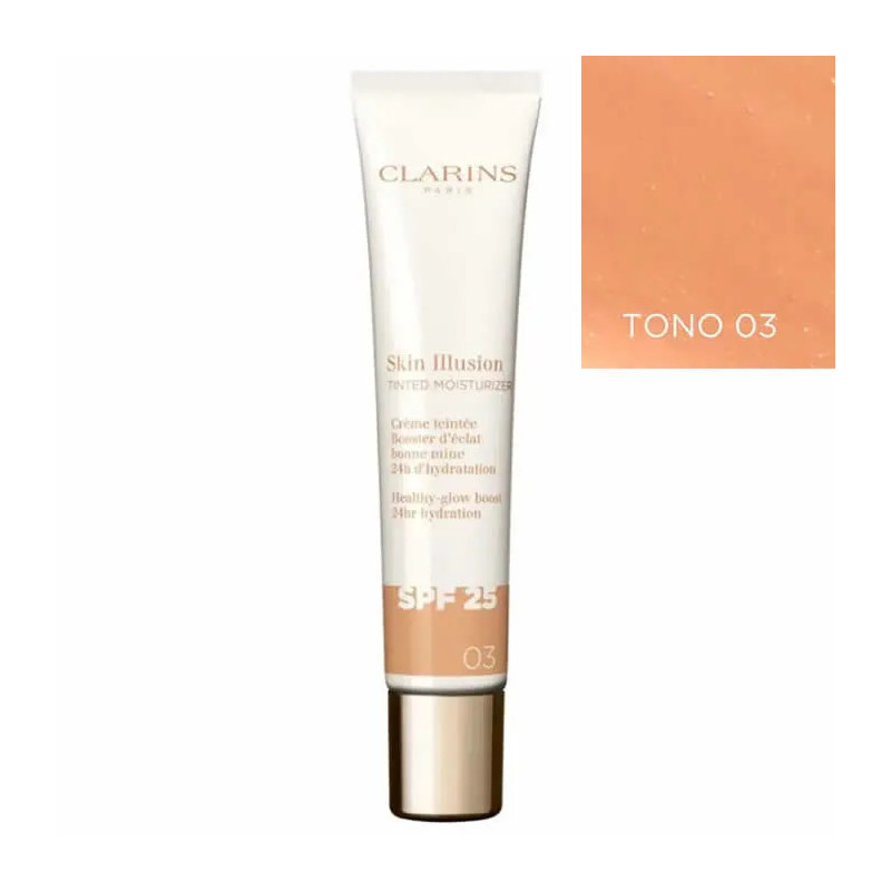 Clarins Skin Illusion Tinted Moisturizer SPF25 - Kermatone