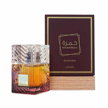 Lattafa Khamrah Dukhan Eau De Parfum 100ml - L'Essence du Charme | Kermatone