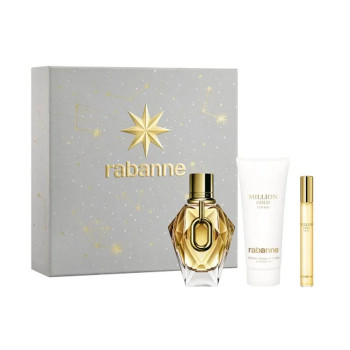 Rabanne Million Gold For Her Eau De Parfum 90ml - Coffret Luxe
