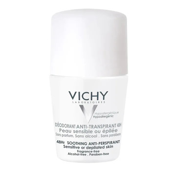 Déodorant Vichy 48H Roll On Peaux Sensibles - Kermatone