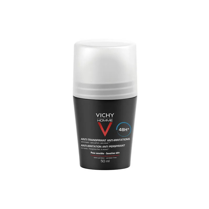 Déodorant Roll On Vichy Homme Peaux Sensibles - Kermatone