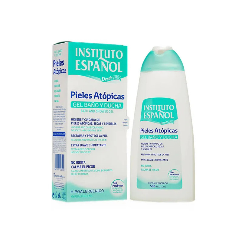 Gel Bain Douche Peau Sensible Instituto Español Atopique - Kermatone