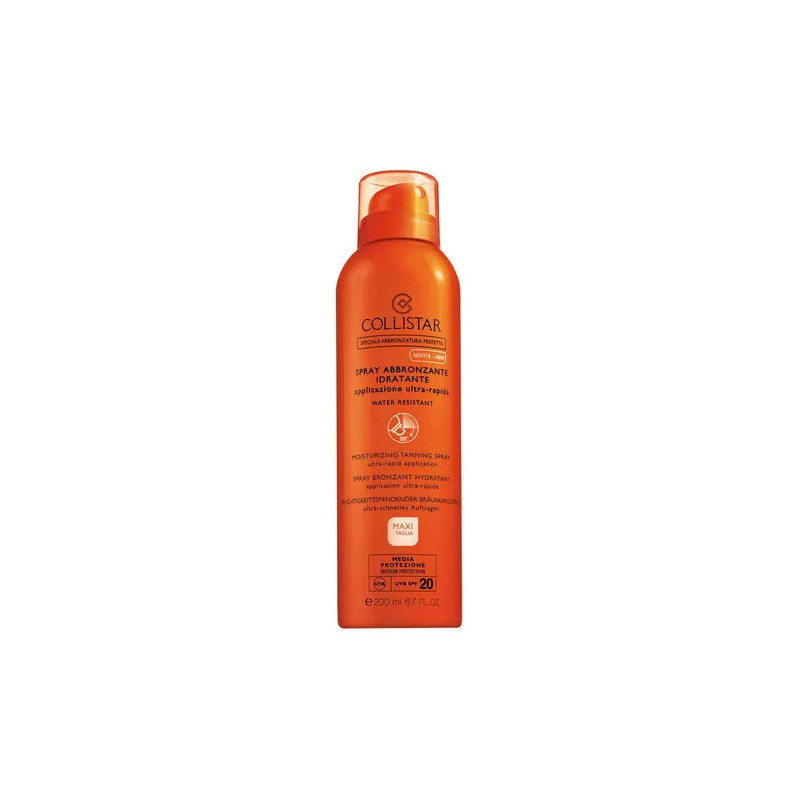 Collistar Spray Bronzant Hydratant SPF20 - Kermatone