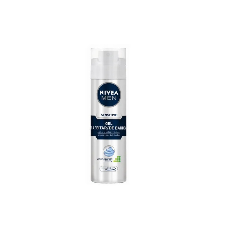 Gel À Raser Nivea Peau Sensible 200ml - Kermatone