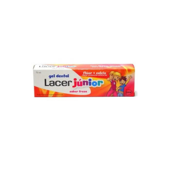 Lacer Junior Gel Lavant Fraise 75ml - Douceur et Fun avec Kermatone
