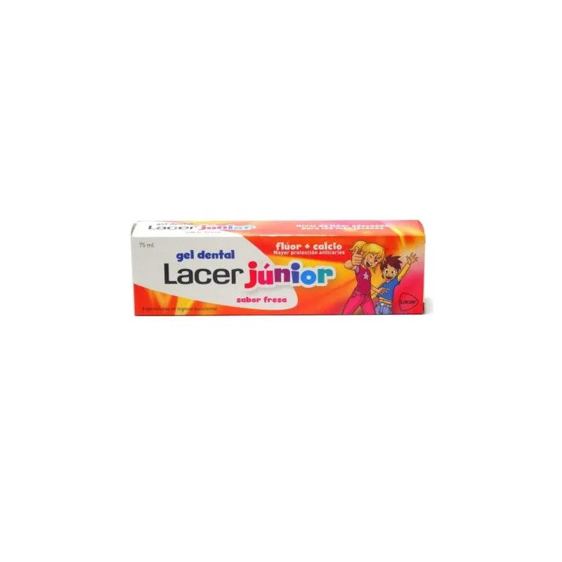 Lacer Junior Gel Lavant Fraise 75ml - Douceur et Fun avec Kermatone