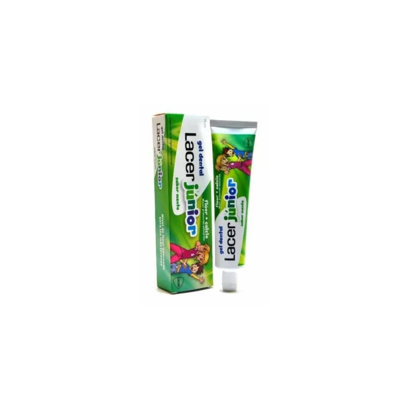 Lacer Junior Gel Dentaire Menthe 75ml - Hygiène Bucco-Dentaire Kermatone