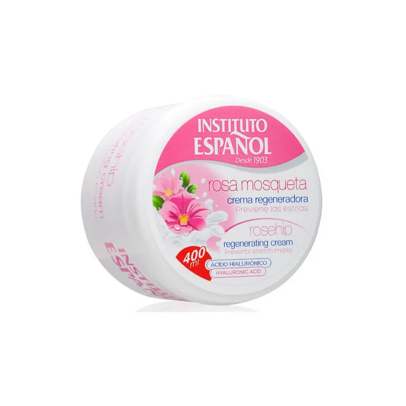Instituto Español Crème Rose Musquée 400ml - Éclat Naturel | Kermatone
