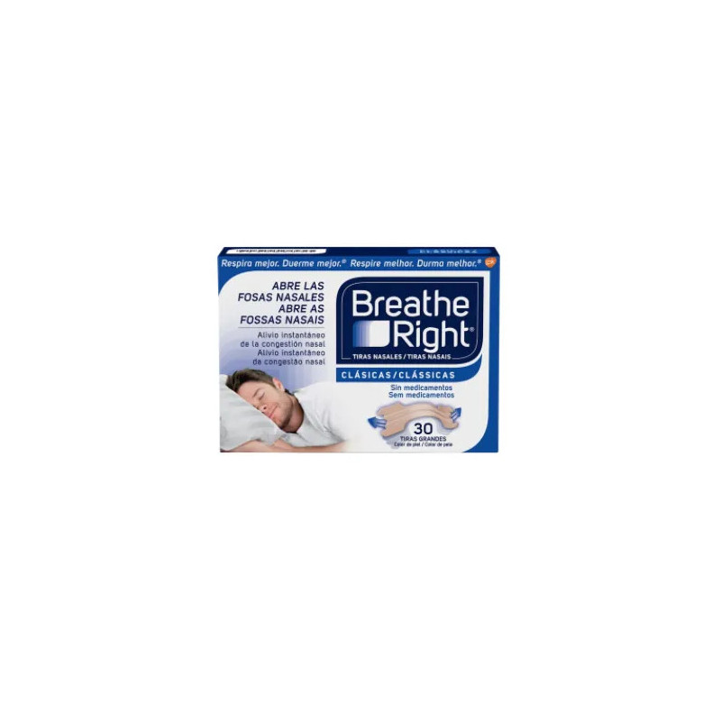 Breathe Right Bandes Nasales Grande Taille - Respirez Mieux | Kermatone