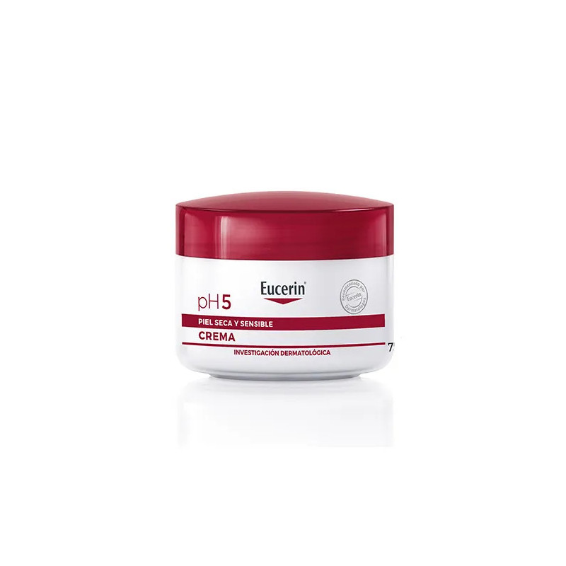 Eucerin pH5 Crème 75ml - Hydratation Peau Sensible | Kermatone