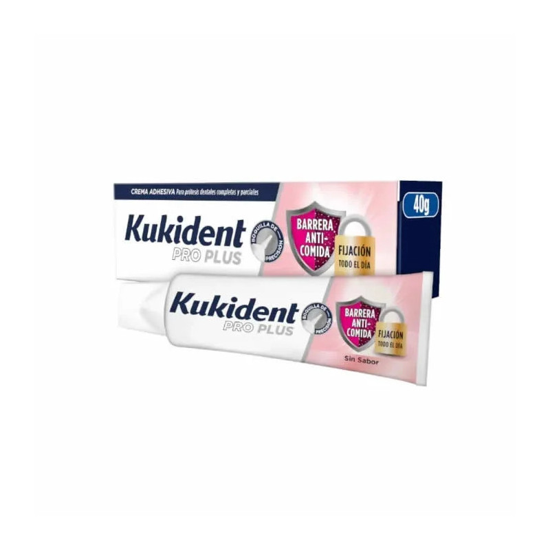 Kukident Pro Plus Crème Adhesive 40g – Tenue All-Day