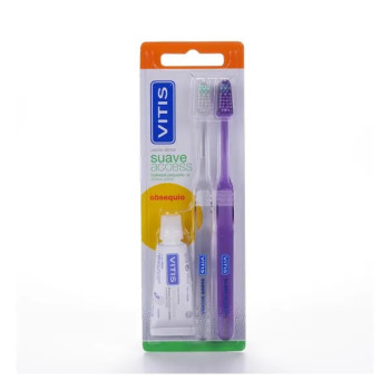 Vitis Double Set Den Access - Brosse & Dentifrice | Kermatone