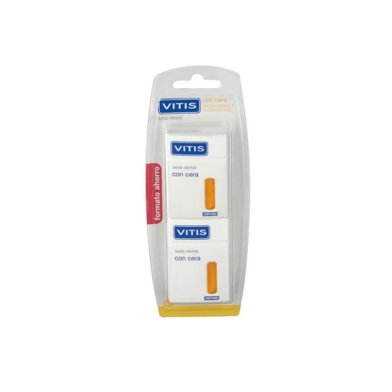Vitis Waxed Dental Floss - Nettoyage parfait entre les dents | Kermatone