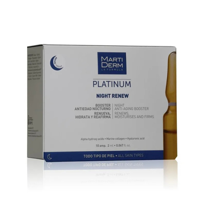 Martiderm Platinum Night Renew - Éclat et Régénération Kermatone