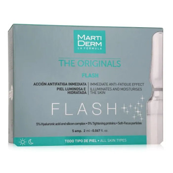 Ampoules Martiderm Flash 5x2ml - Éclat Instantané | Kermatone
