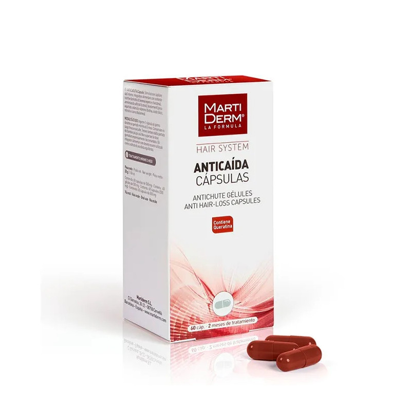 Martiderm Anti-Chute 60 Gélules | Kermatone - Cheveux Plus Forts