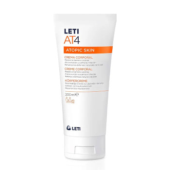 Leti At4 Crème Corps 200ml - Hydratation & Apaisement Kermatone