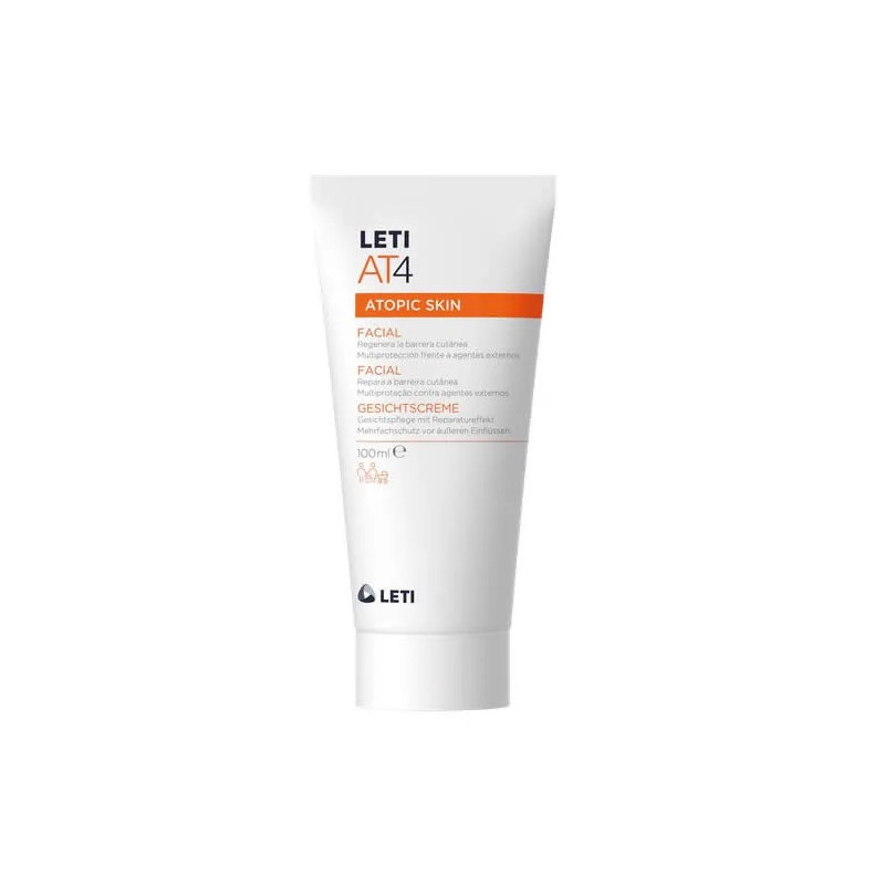 Leti At4 Visage 50ml - Hydratation & Apaisement - Kermatone
