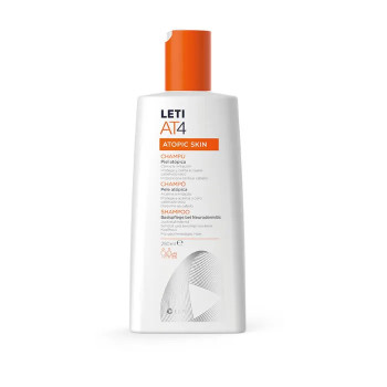 Leti At4 Shampooing apaisant pour cuir chevelu sensible - Kermatone