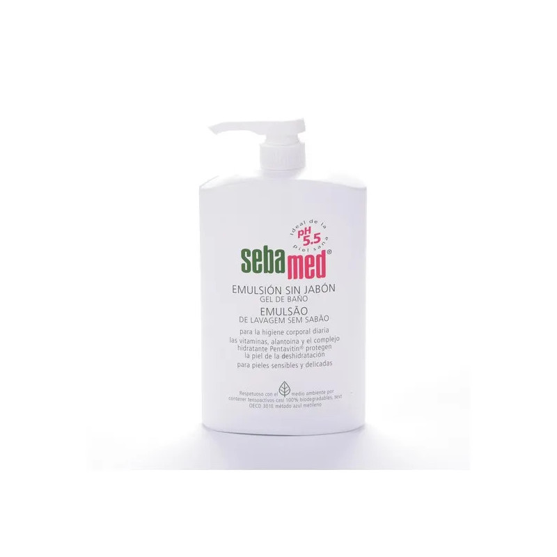 Émulsion Sans Savon Sebamed 1000ml - Douceur & Hydratation | Kermatone