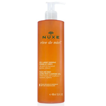 Nuxe Rêve De Miel Gel Lavant Surgras 400ml - Kermatone