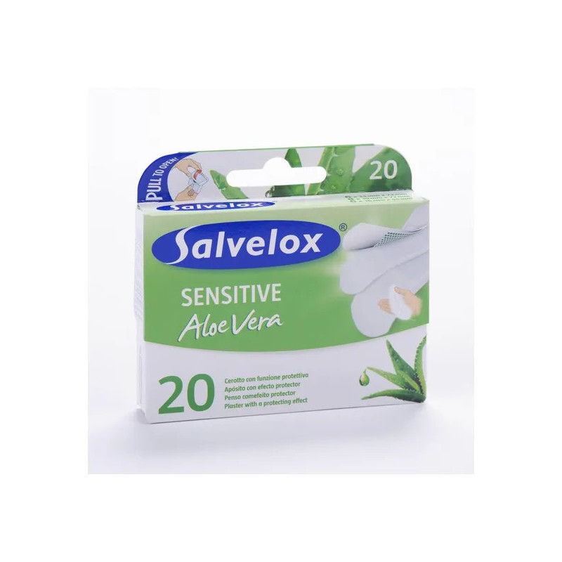 Pansements Salvelox Sensitive Aloe Vera - Protection idéale | Kermatone