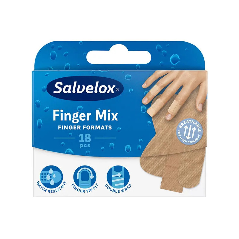 Salvelox Finger Mix Pansement Doigts - Protection et Cicatrisation | Kermatone