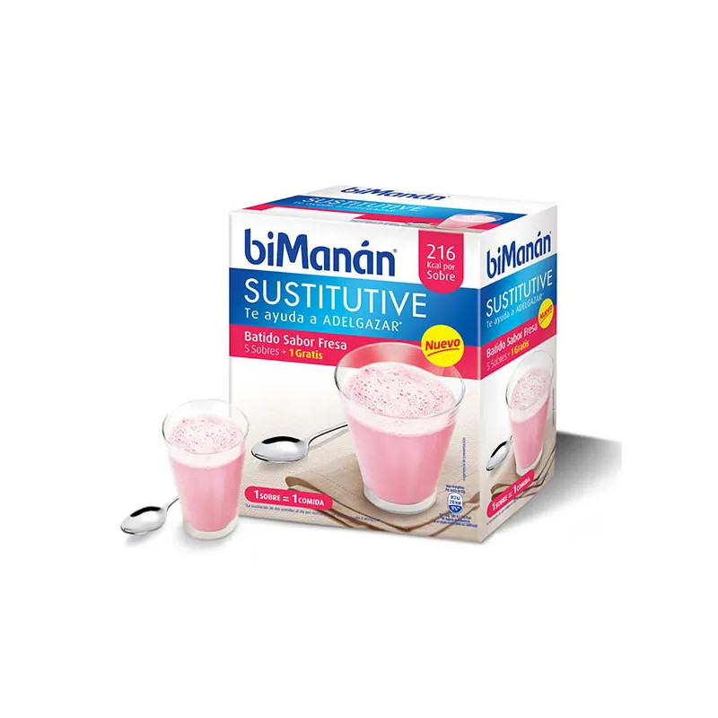 Bimanan Milk-Shake Fraise - 5 Unités (330ml)