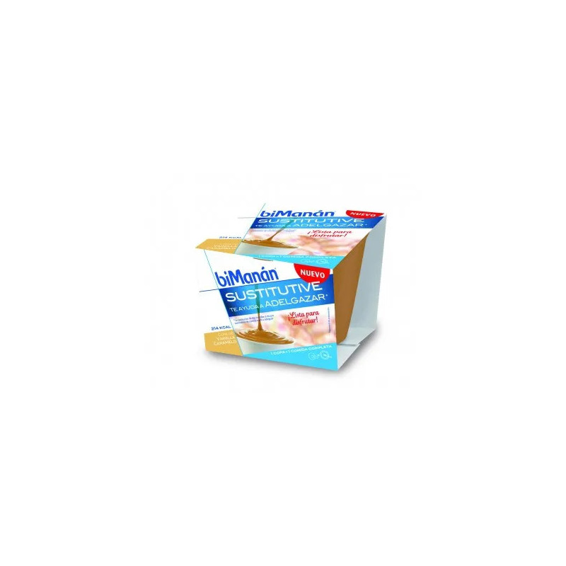 Bimanán Coupe Vanille Et Caramel 210g - Dessert léger | Kermatone