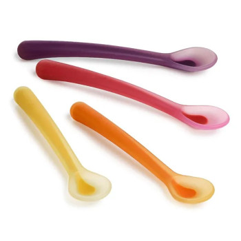 Suavinex Cuchara De Silicona - Cuillère douce pour bébé | Kermatone