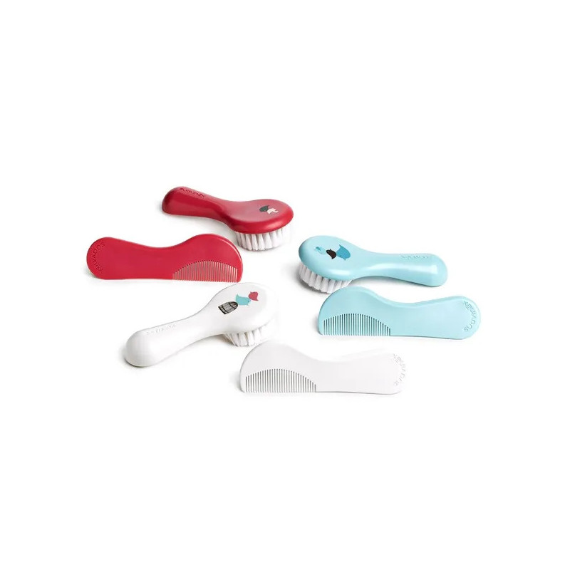 Suavinex Set Brosse Peigne Rose - Douceur et Praticité | Kermatone