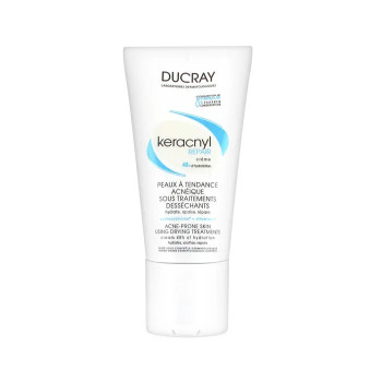 Ducray Keracnyl Repair Crème 48h - Soin Peaux Imperfections Kermatone