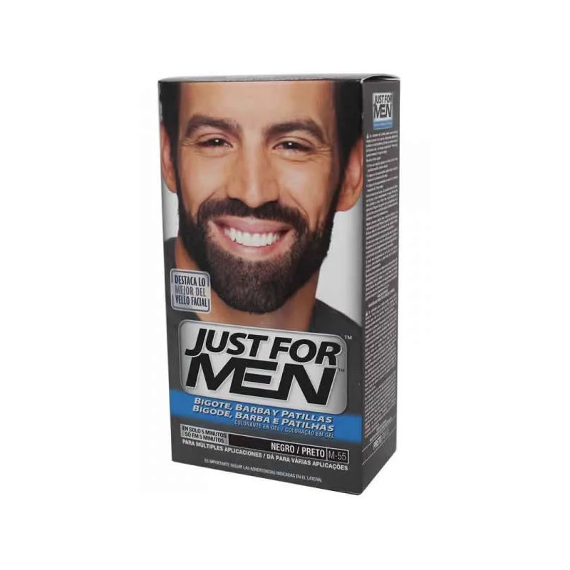 Teinture Just For Men Moustache Et Barbe Noir - Kermatone
