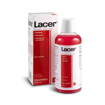 Lacer Bain De Bouche 500ml - Fraîcheur & Soin Kermatone
