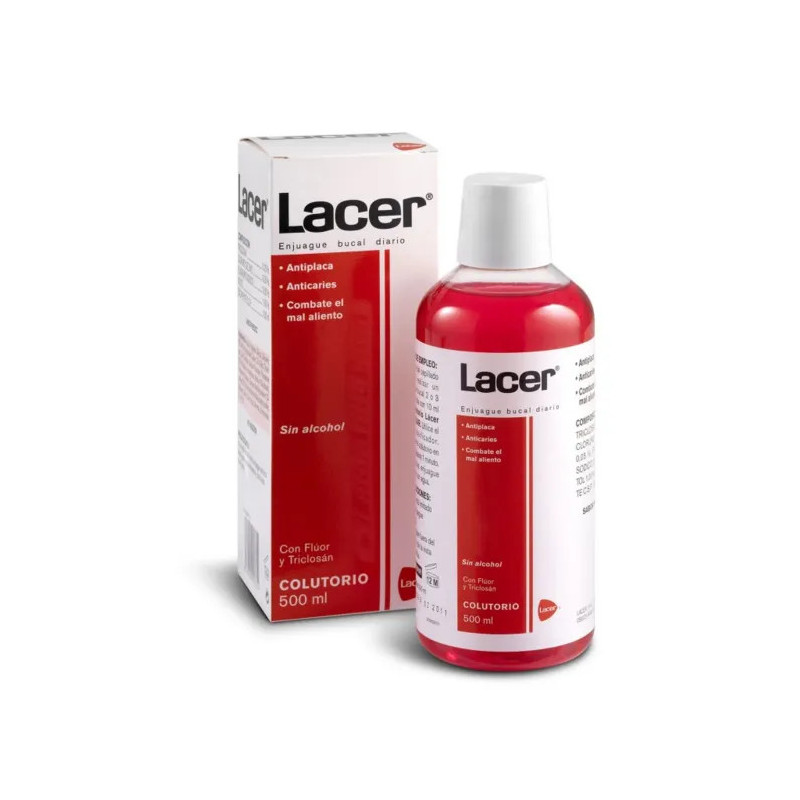 Lacer Bain De Bouche 500ml - Fraîcheur & Soin Kermatone