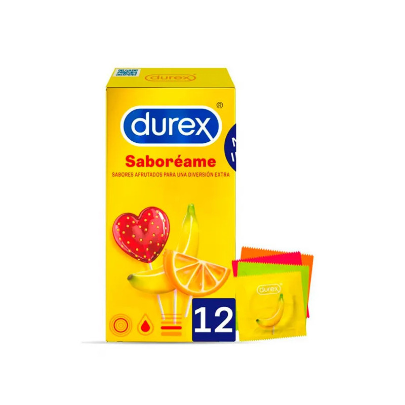 Durex Goûte-Moi 12U - Préservatifs Aromatisés | Kermatone
